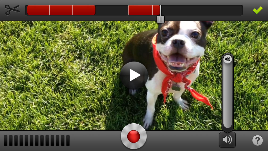 Screenshot of Projects List in Video Edit+